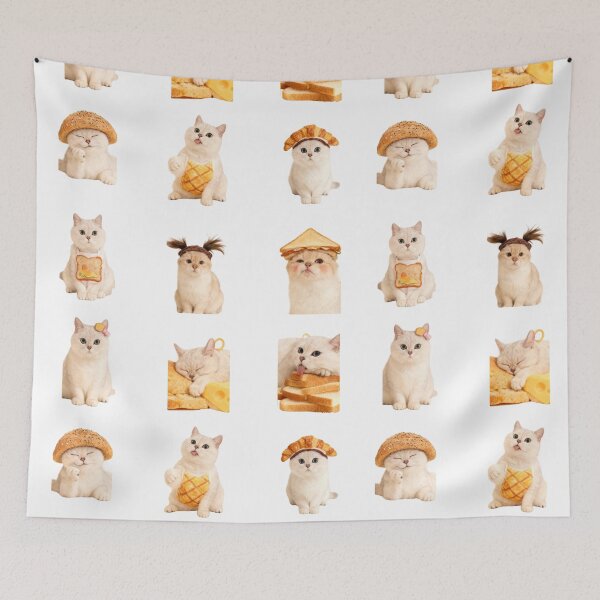 Item preview, Food-Themed Cat Collage designed and sold by SoulGooDesign.