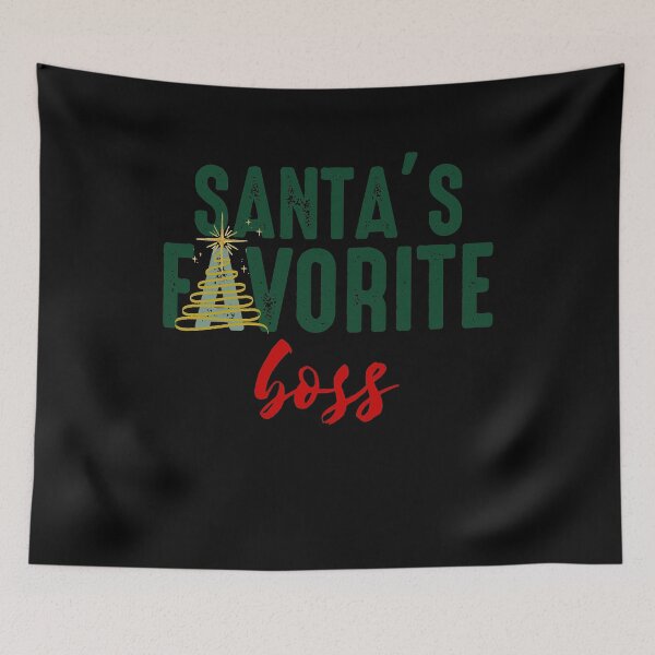 Item preview, Santa’s Favorite Boss designed and sold by A-Szczesniak.