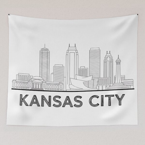 Item preview, Kansas City designed and sold by SktchnStichART.