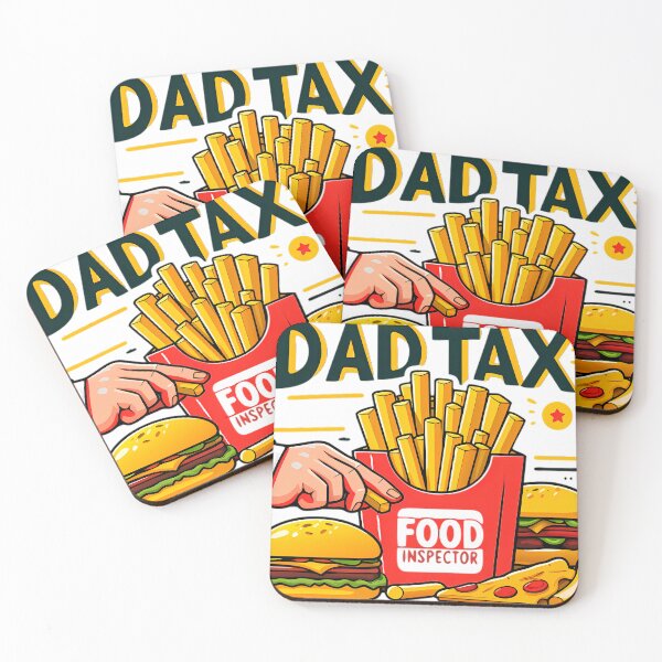 Item preview,  Dad Tax Food Inspector Funny Fast Food Design designed and sold by DrawDrip.