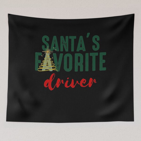 Item preview, Santa’s Favorite Driver designed and sold by A-Szczesniak.