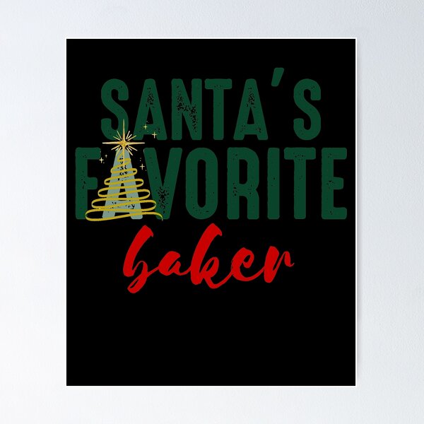 Item preview, Santa’s Favorite Baker designed and sold by A-Szczesniak.