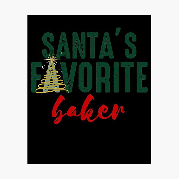 Item preview, Santa’s Favorite Baker designed and sold by A-Szczesniak.