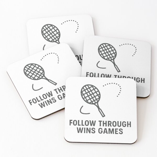 Item preview, Follow Through Wins Games – Badminton Technique Line designed and sold by techy-rrr.