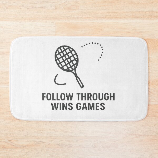 Item preview, Follow Through Wins Games – Badminton Technique Line designed and sold by techy-rrr.