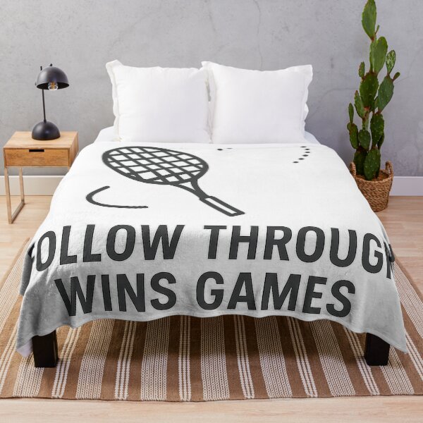 Item preview, Follow Through Wins Games – Badminton Technique Line designed and sold by techy-rrr.