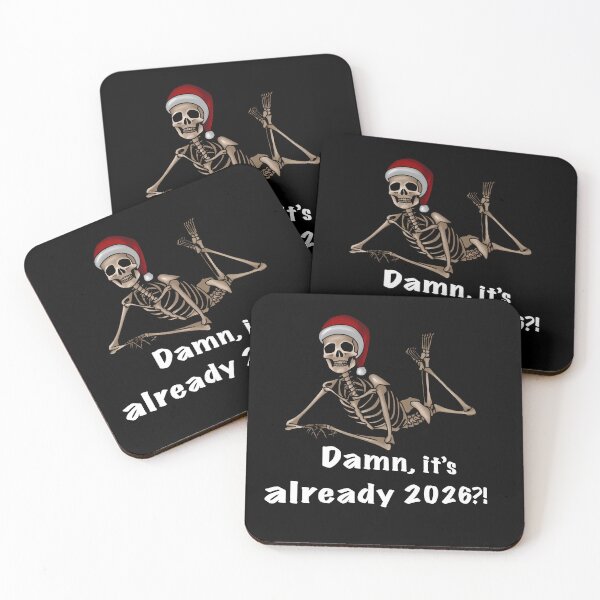 Item preview, Funny Christmas Skull – Damn It’s Already 2026 designed and sold by MellowZaya.