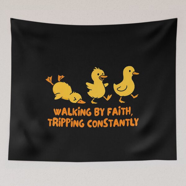 Item preview, Christian Inspirational Walking By Faith Tripping Constantly designed and sold by RubySandy.