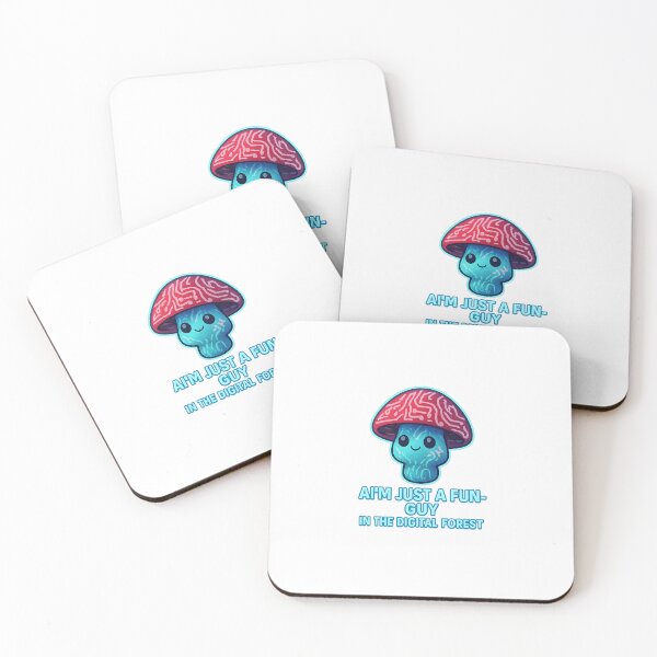 Item preview, AI Fun Guy – Cute Cyber Mushroom designed and sold by CyberCharm.