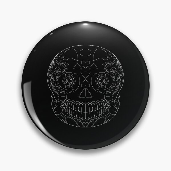Item preview, Sans Sugar Skull - Black and White designed and sold by WanderingHat.