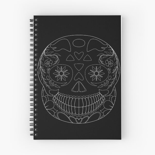 Item preview, Sans Sugar Skull - Black and White designed and sold by WanderingHat.