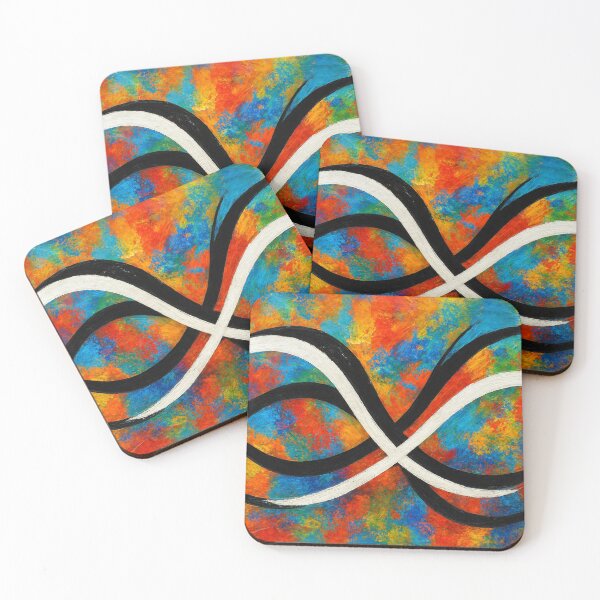 Item preview, Curved lines in a riot of color designed and sold by Sigtrix.