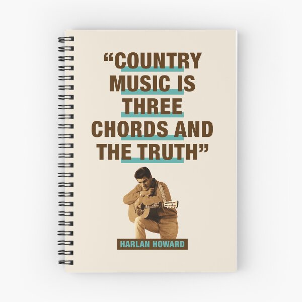 Item preview, Harlan Howard Quote:  "Country Music Is Three Chords And The Truth" designed and sold by TIGERDAVER.
