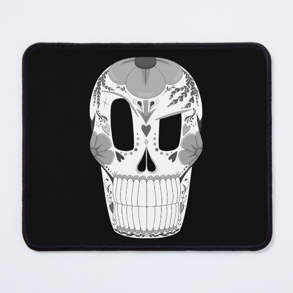 Item preview, Papyrus Sugar Skull - Greyscale designed and sold by WanderingHat.