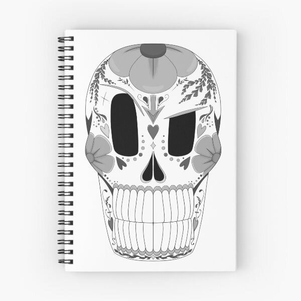 Item preview, Papyrus Sugar Skull - Greyscale designed and sold by WanderingHat.