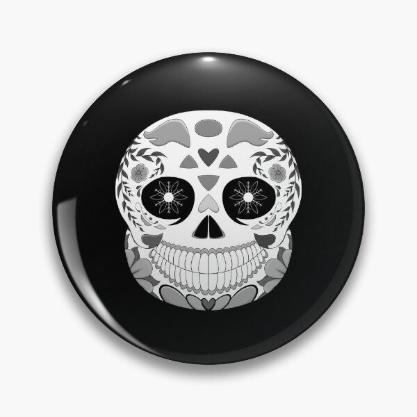 Item preview, Sans Sugar Skull - Greyscale designed and sold by WanderingHat.