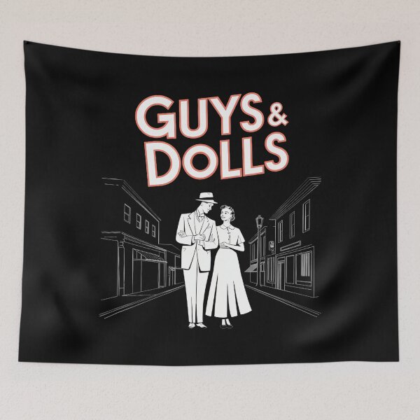 Item preview, Guys And Dolls Retro New York Musical Theatre designed and sold by RubySandy.