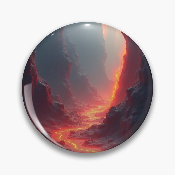 Item preview, “The Burning Vein of the Earth” designed and sold by JebinCrafts.