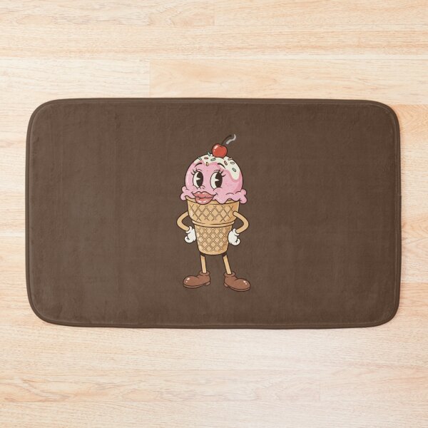 Item preview, Vintage Ice Cream Cone Mascot - Retro Rubber Hose Cartoon designed and sold by AwesomeBeyondLimits.
