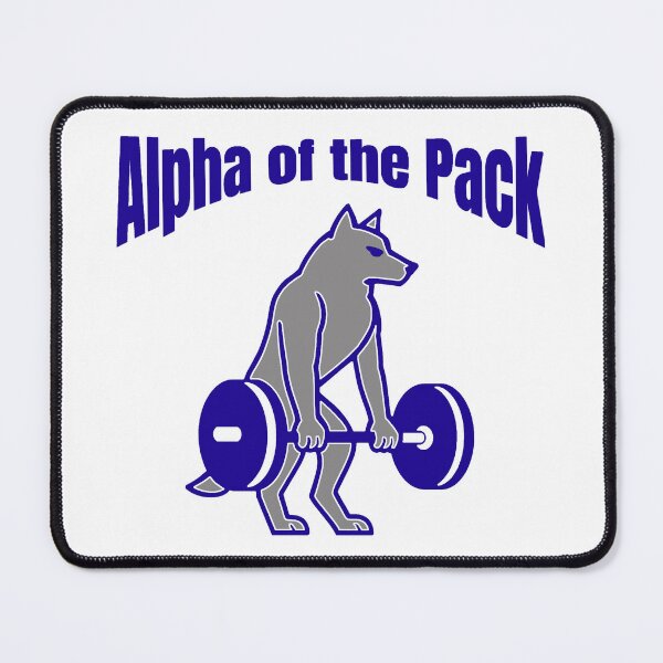 Item preview, Wolf lifting weights designed and sold by Be-Random.