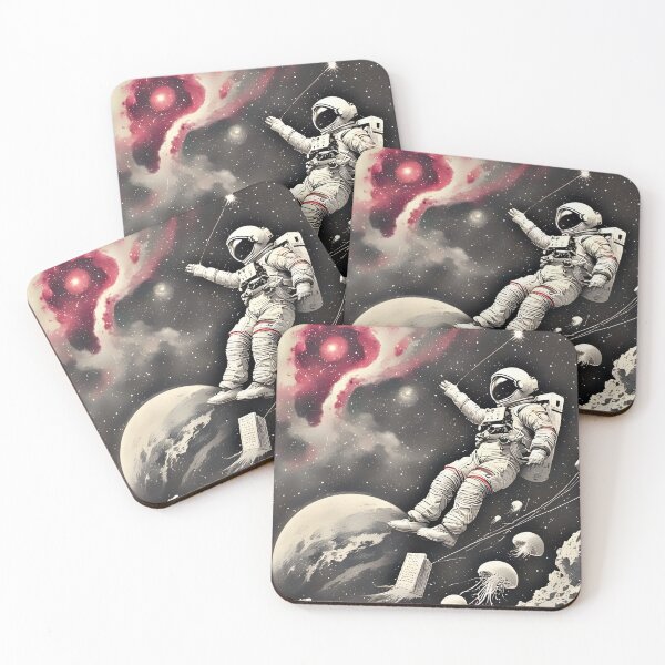 Item preview, Interstellar Jellyfish – Astronaut Cosmic Float designed and sold by Neer arts.