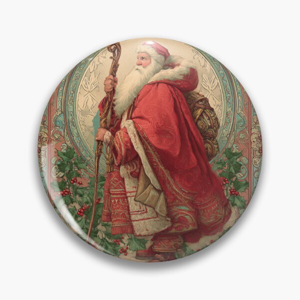 Item preview, Victorian Santa Christmas Card designed and sold by MendaciousMina.