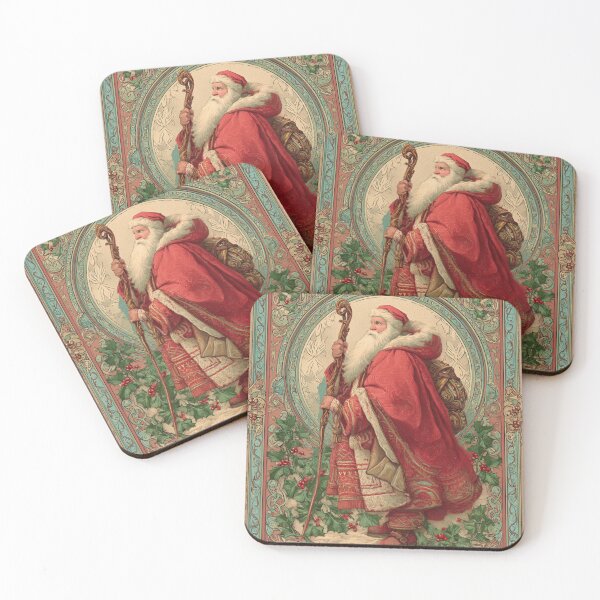 Item preview, Victorian Santa Christmas Card designed and sold by MendaciousMina.
