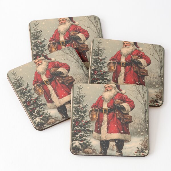 Item preview, Victorian Santa Christmas Card designed and sold by MendaciousMina.