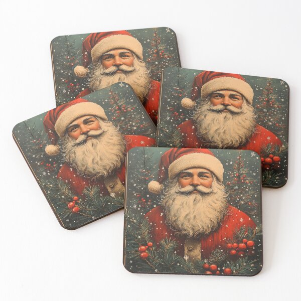 Item preview, Antique Santa Christmas Card designed and sold by MendaciousMina.