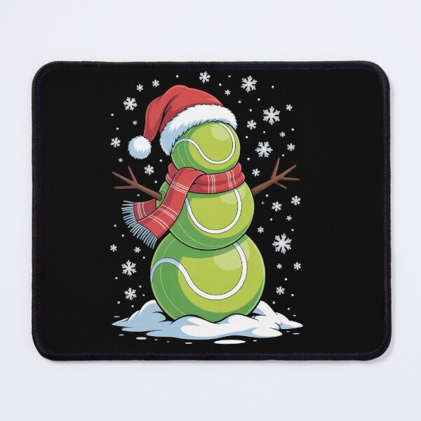 Item preview, Cute Tennis Snowman Christmas Holiday Funny designed and sold by ThreadAlchemys.