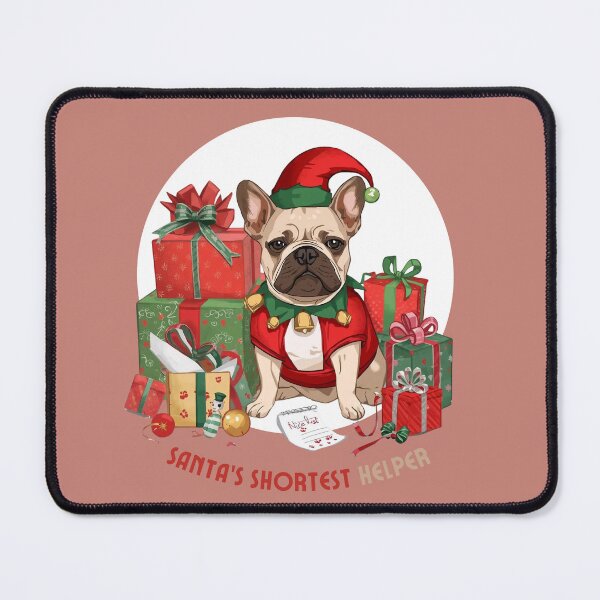 Item preview, French Bulldog Santa's Elf - Funny Christmas Frenchie Gift - Holiday Dog Lover designed and sold by Shikamarunm.