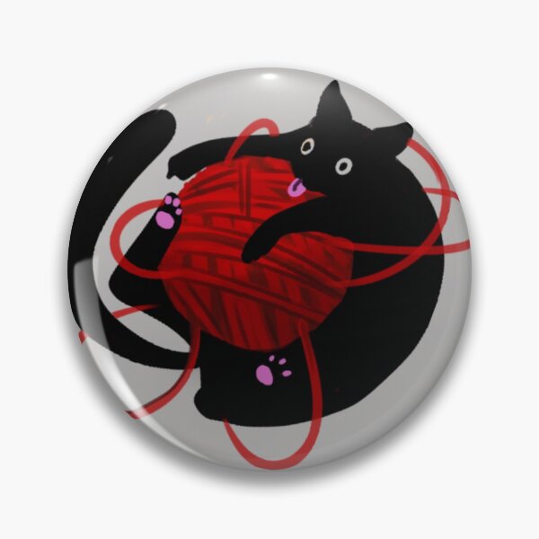 Artikelvorschau, Memento Mori Cat: Das Leben ist ein Wollknäuel entworfen und verkauft von WitchingInk.