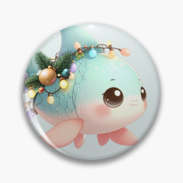 Item preview, Christmas Fish x Pisces Zodiac sign designed and sold by Pixelo Studio.