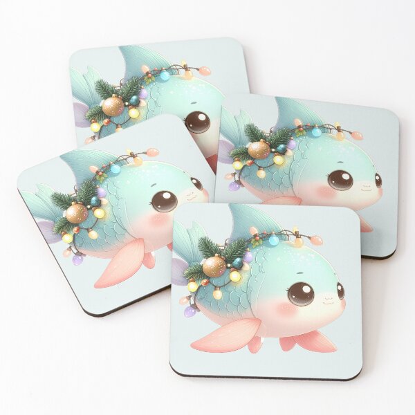 Item preview, Christmas Fish x Pisces Zodiac sign designed and sold by Pixelo Studio.