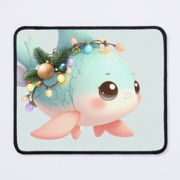 Item preview, Christmas Fish x Pisces Zodiac sign designed and sold by Pixelo Studio.