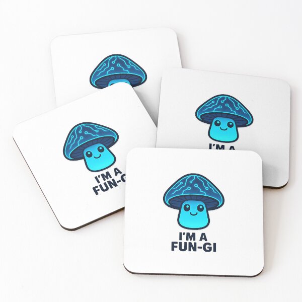 Item preview, Fun-Gi – Cute Cyber Mushroom designed and sold by CyberCharm.