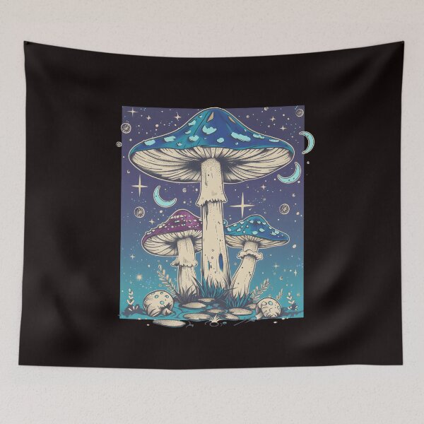 Item preview, Retro Celestial Mushroom, Boho Trendy, Sarcastic, Mushroom Lover Gift, Botanic, Garden Lover designed and sold by DesignDenDo ⭐⭐⭐⭐⭐.