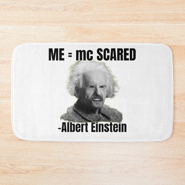 Item preview, ME = mc SCARED - Albert Einstein designed and sold by myhotshoes.