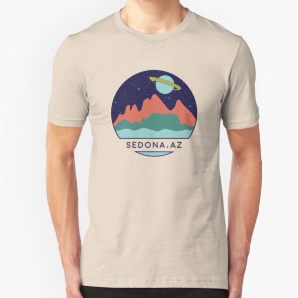 Sedona Arizona Nature Space Slim Fit T-Shirt
