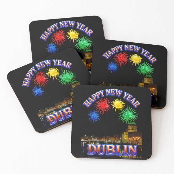 Item preview, Happy New Year Dublin Ireland designed and sold by OliDesigns.