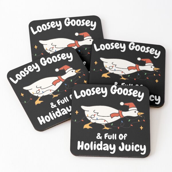Item preview, Loosey Goosey Christmas Goose – Funny Holiday Lights Festive Bird Design designed and sold by Maryna_Reine.
