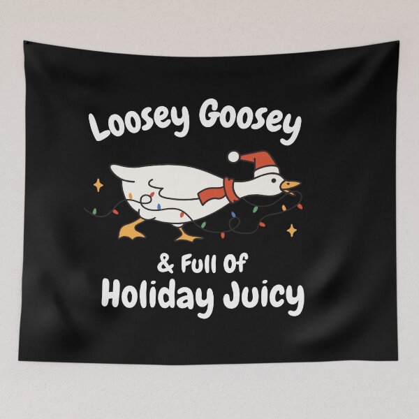 Item preview, Loosey Goosey Christmas Goose – Funny Holiday Lights Festive Bird Design designed and sold by Maryna_Reine.