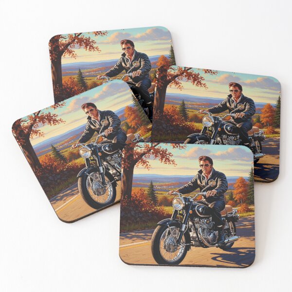 Item preview, The King of the Road: Elvis on His Motorcycle designed and sold by Art's Diner.