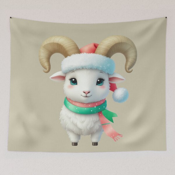Item preview, Christmas x Capricorn Zodiac sign designed and sold by Pixelo Studio.