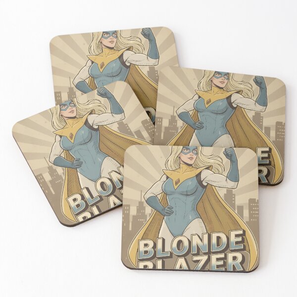 Item preview, Retro Blonde Blazer Distressed Graphic designed and sold by iwzzuel.