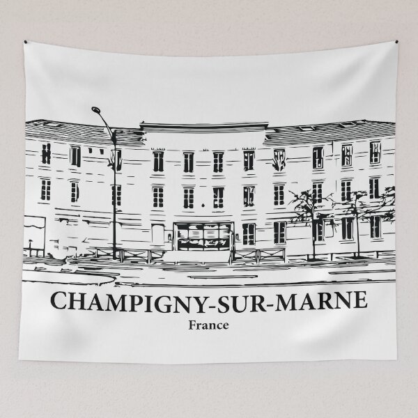 Item preview, Champigny-sur-Marne - France designed and sold by Lakeric Cityscapes.