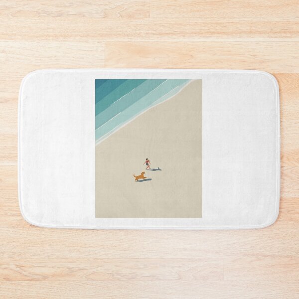 Item preview, Dog pets love beach poster designed and sold by Arctic frame studio.