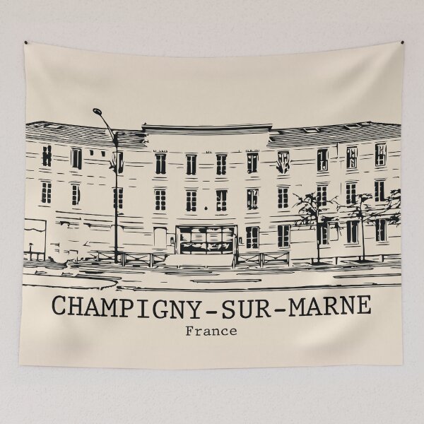 Item preview, Champigny-sur-Marne - France designed and sold by Lakeric Cityscapes.