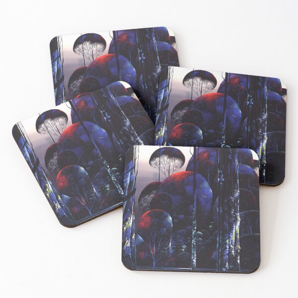 Item preview, Eyvind Earle - Trees Draped In Autumn designed and sold by meldefiart.