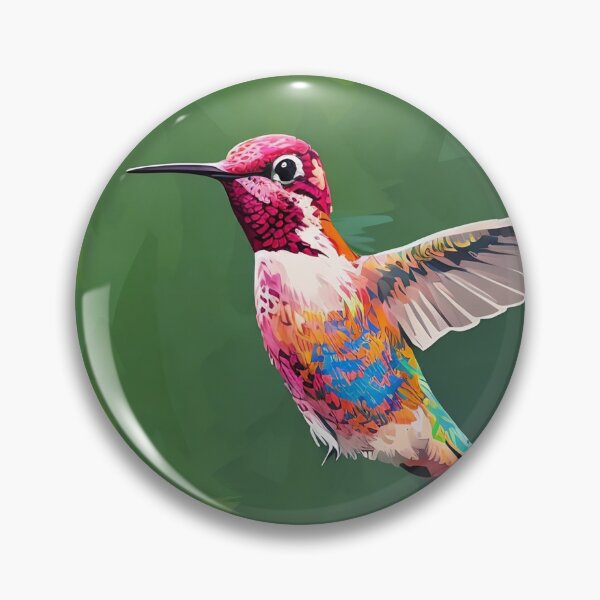 Item preview, Red Headed Hummingbird designed and sold by tomorrowsart.
